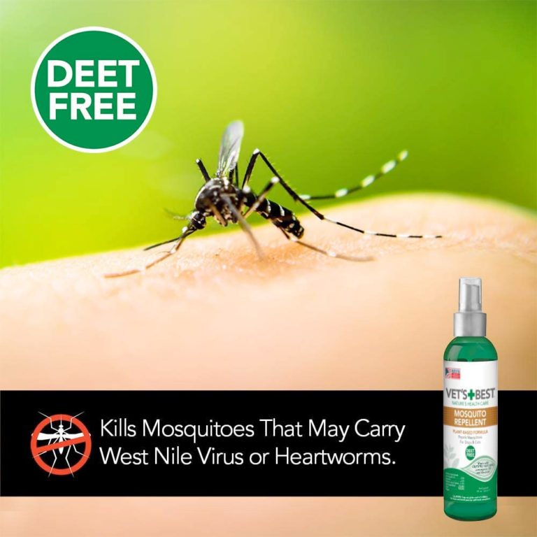 Vet's Best Mosquito Repellent for Dogs and Cats Naturally For Pets