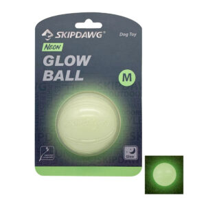 SKIPDAWG Neon Glow Dog Ball