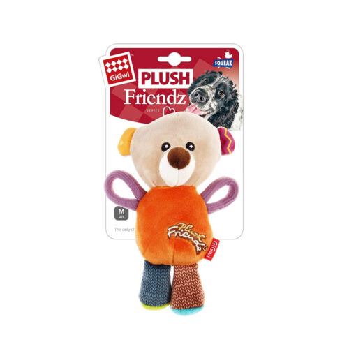 GiGwi Bear 'Plush Friendz' with Squeaker