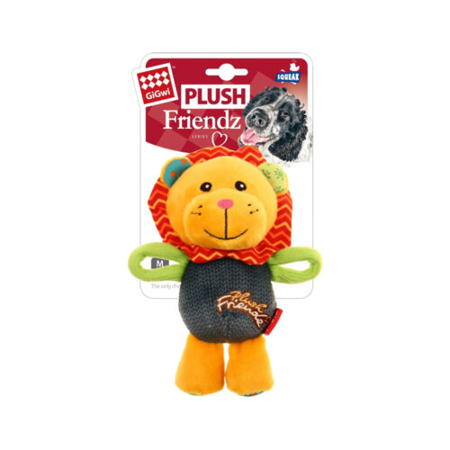 GiGwi Lion Plush Friendz With Squeaker