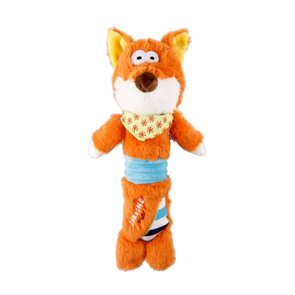 stuffed fox dog toy