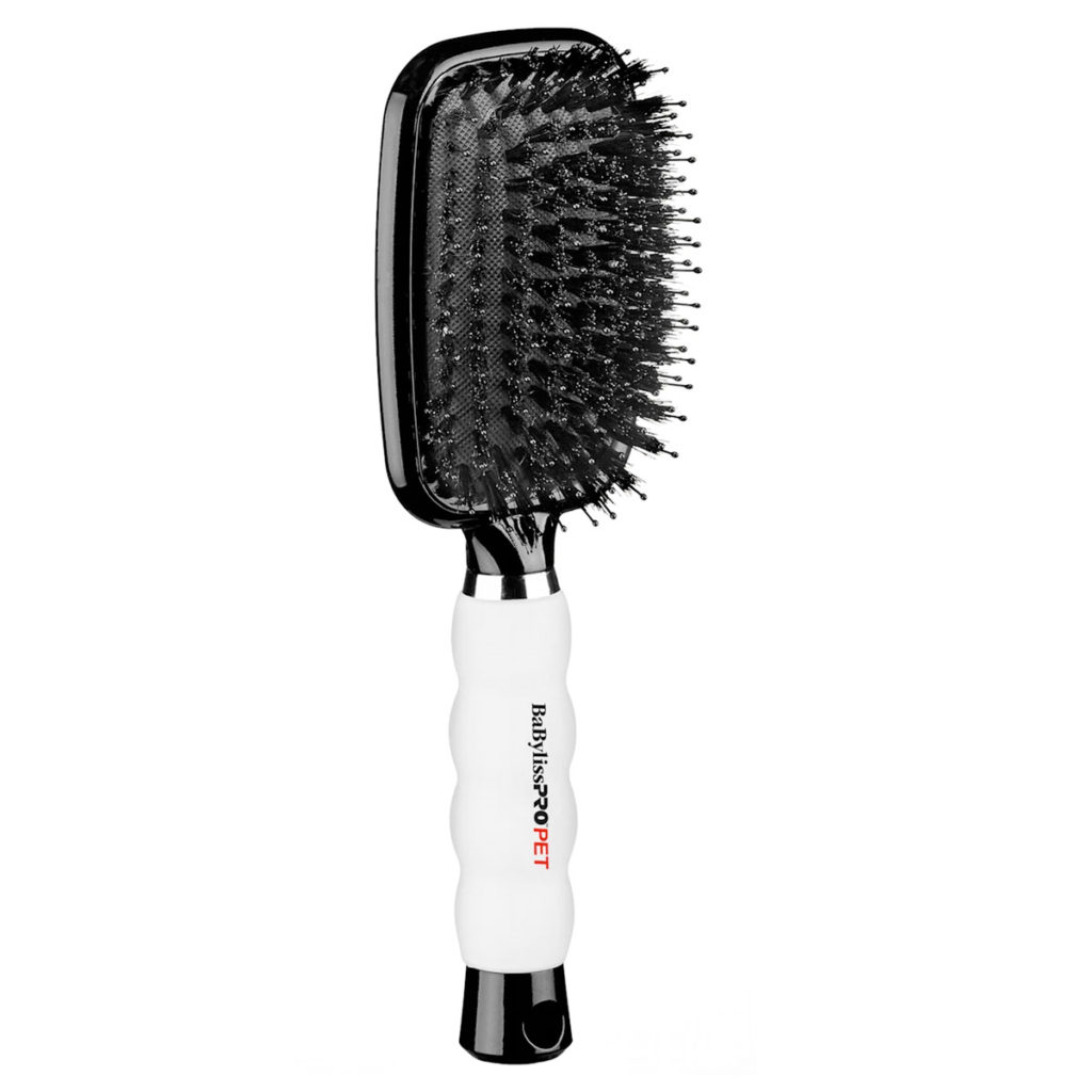 BaByliss PRO PET Bristle Paddle Dog Brush Medium Naturally For Pets