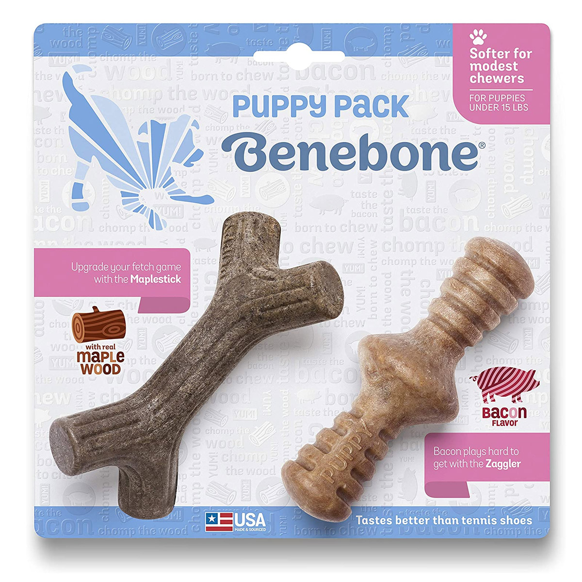 Bacon flavored dog chew 2024 toy