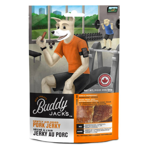 Buddy Jack's Pork Jerky Human-Grade Dog Treats
