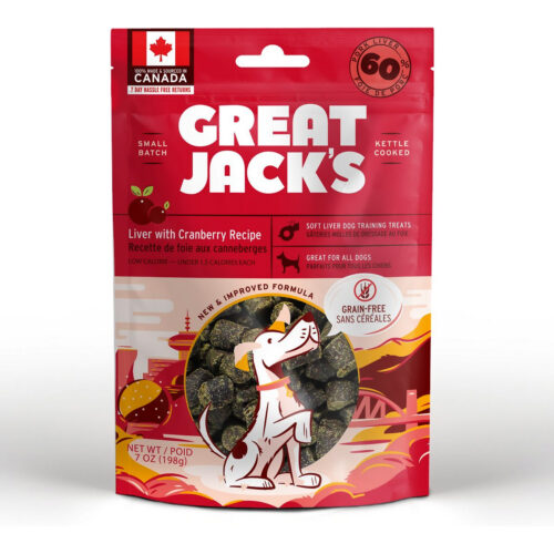 Great Jack's Liver with Cranberry Recipe Grain-Free Dog Treats