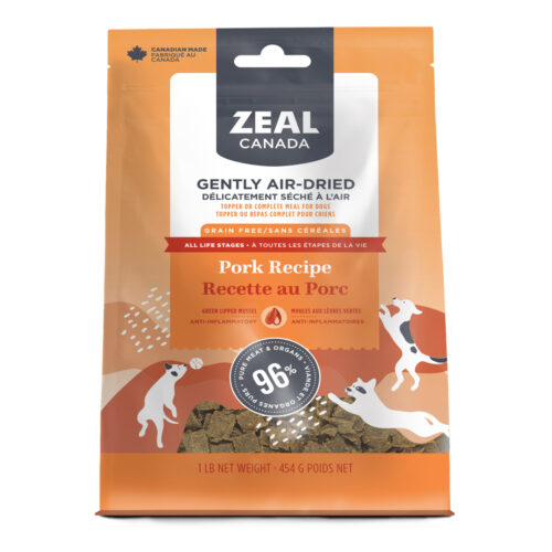 Zeal Gently Air-Dried Pork for Dogs