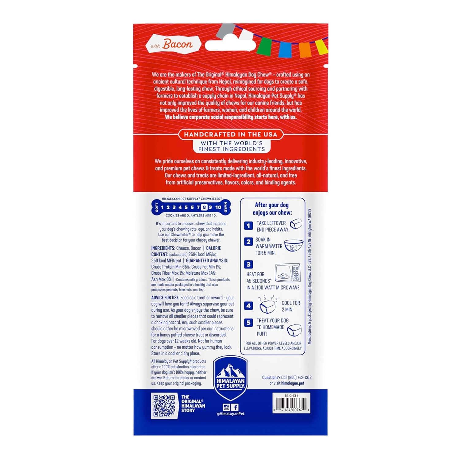 Himalayan Dog Chew Bacon - Large - Image 3