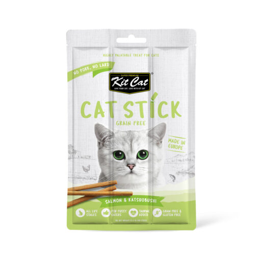 Kit Cat Grain Free Cat Stick Salmon & Katsuobushi