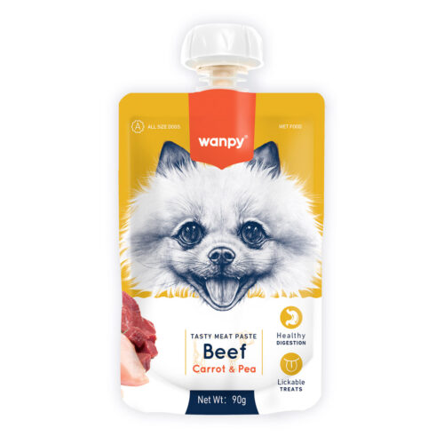 Wanpy Dog Carrot & Pea 90g Tasty Meat Paste