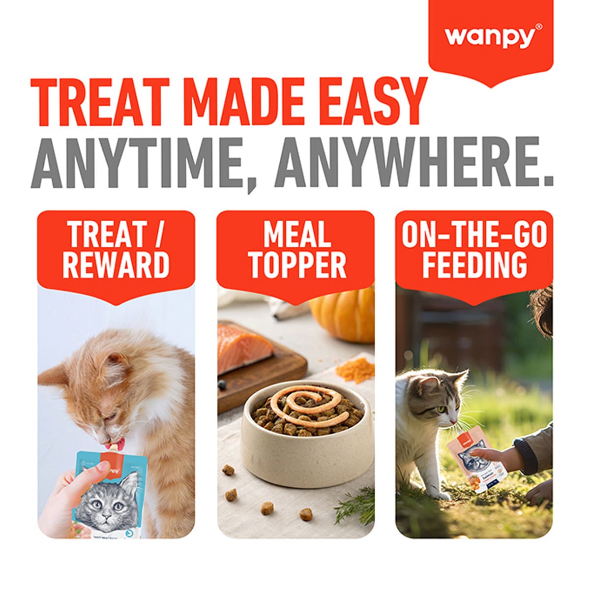Wanpy Tasty Meat Paste Tuna, Chicken and Carrot for Cats 90g - Image 4