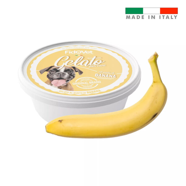 FidoVet Gelato Ice Cream for Dogs Banana