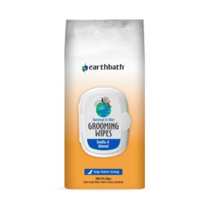 earthbath Grooming Wipes - Oatmeal & Aloe