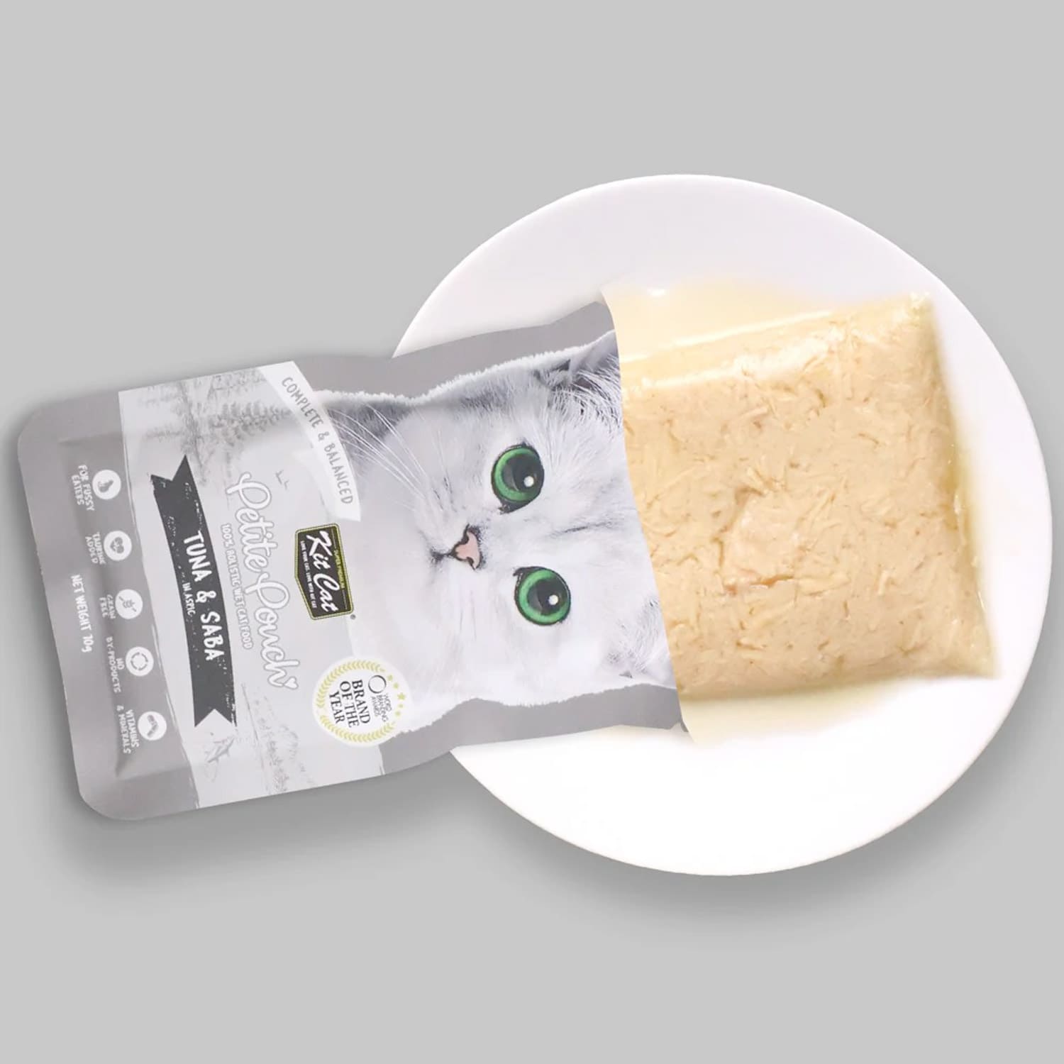 Kit Cat Petite Pouch 70g - Tuna & Saba (1 Box -24pcs) - Image 4