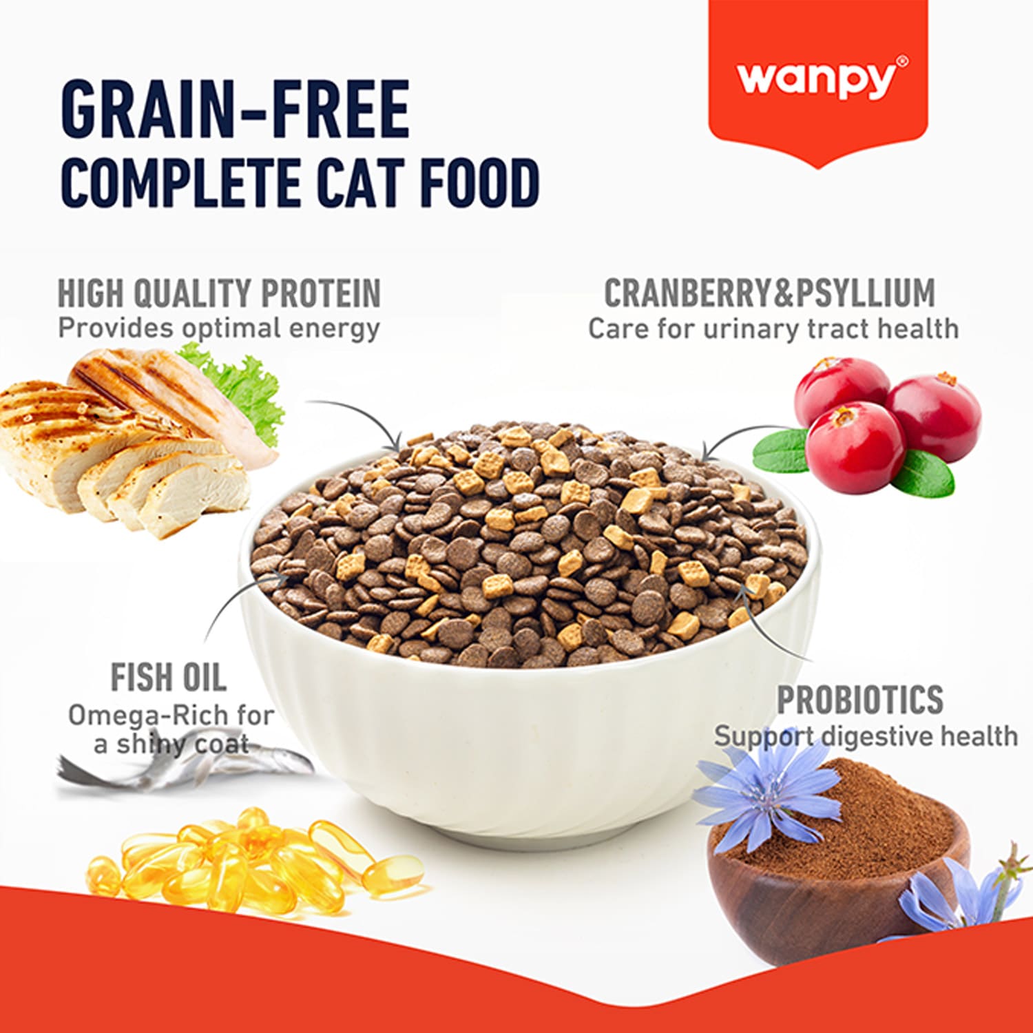 Wanpy Grain Free Complete Food for Kitten - Chicken Recipe - Image 4