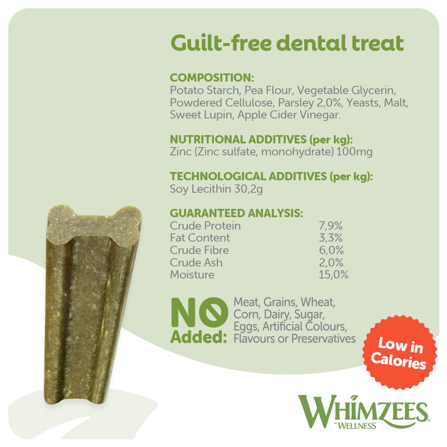 Whimzees Soft Daily Dental Dog Treats Value Bag - X Small (56 pcs) - Image 6