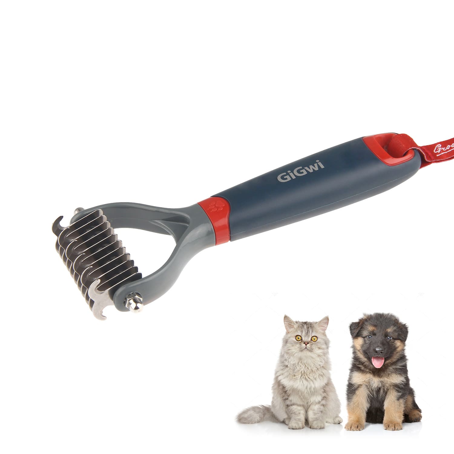 Dual Head Dematting Comb 11 Teeth for Dogs & Cats