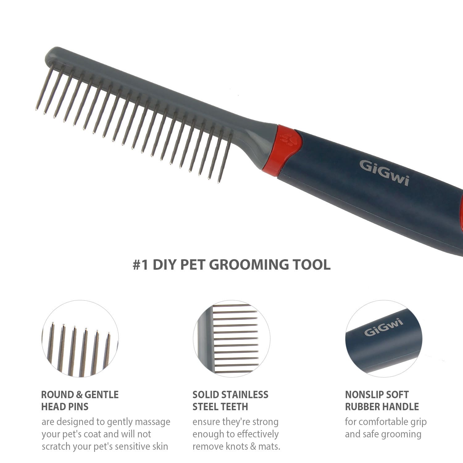Regular Comb for Dogs and Cats - Image 2