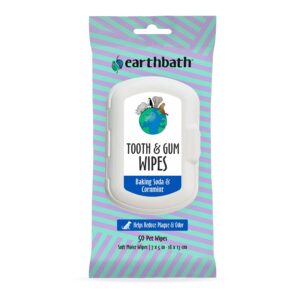 Earthbath Tooth & Gum Wipes - 50 Pet Wipes