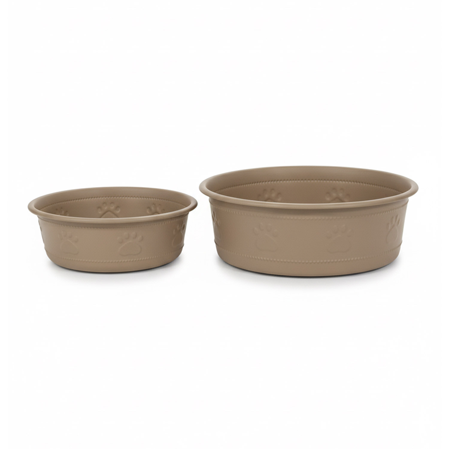 Premium Bowl Paw Embossed - Brown - Image 4