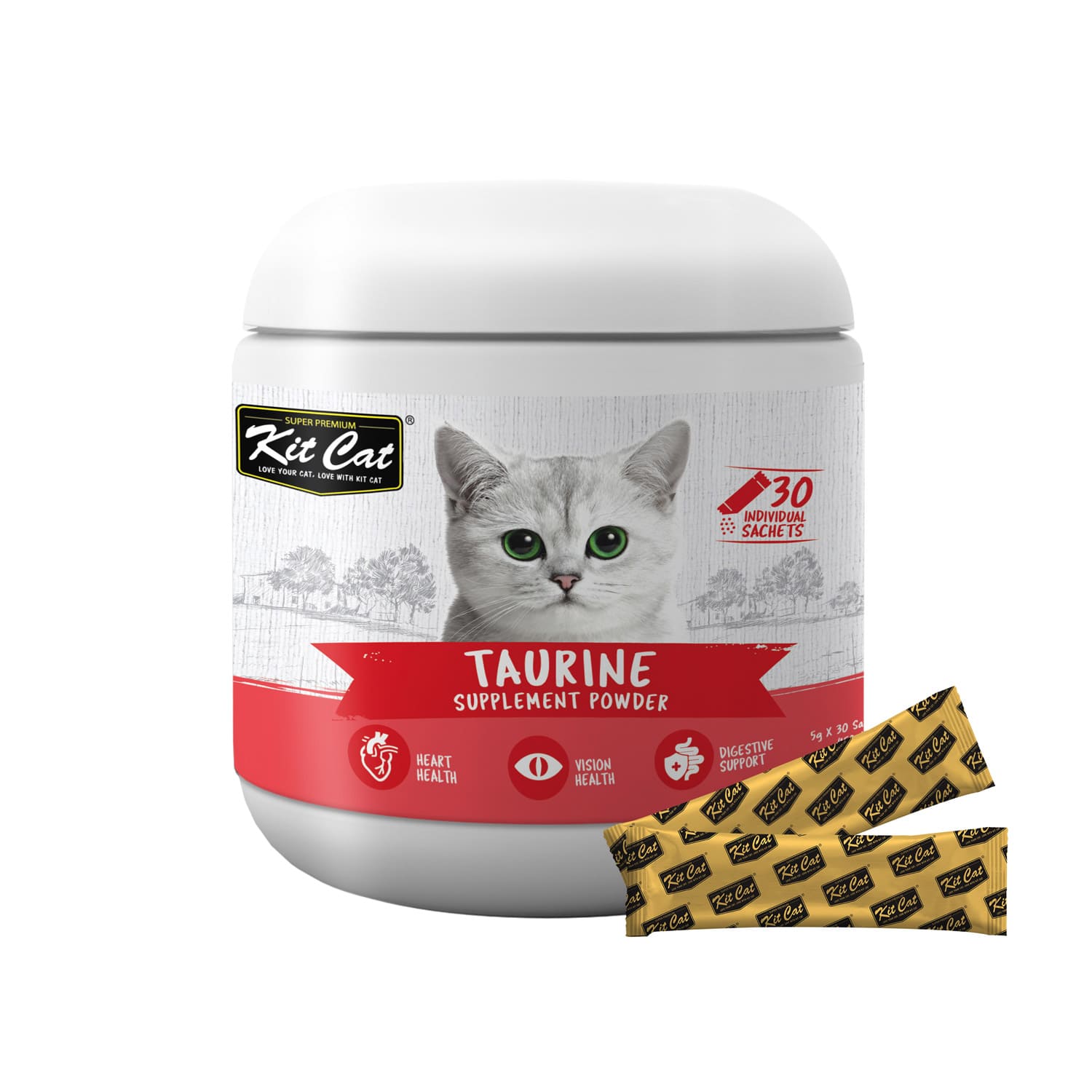 Kit Cat Taurine Supplement Powder 150g (5g x 30 Sachets)