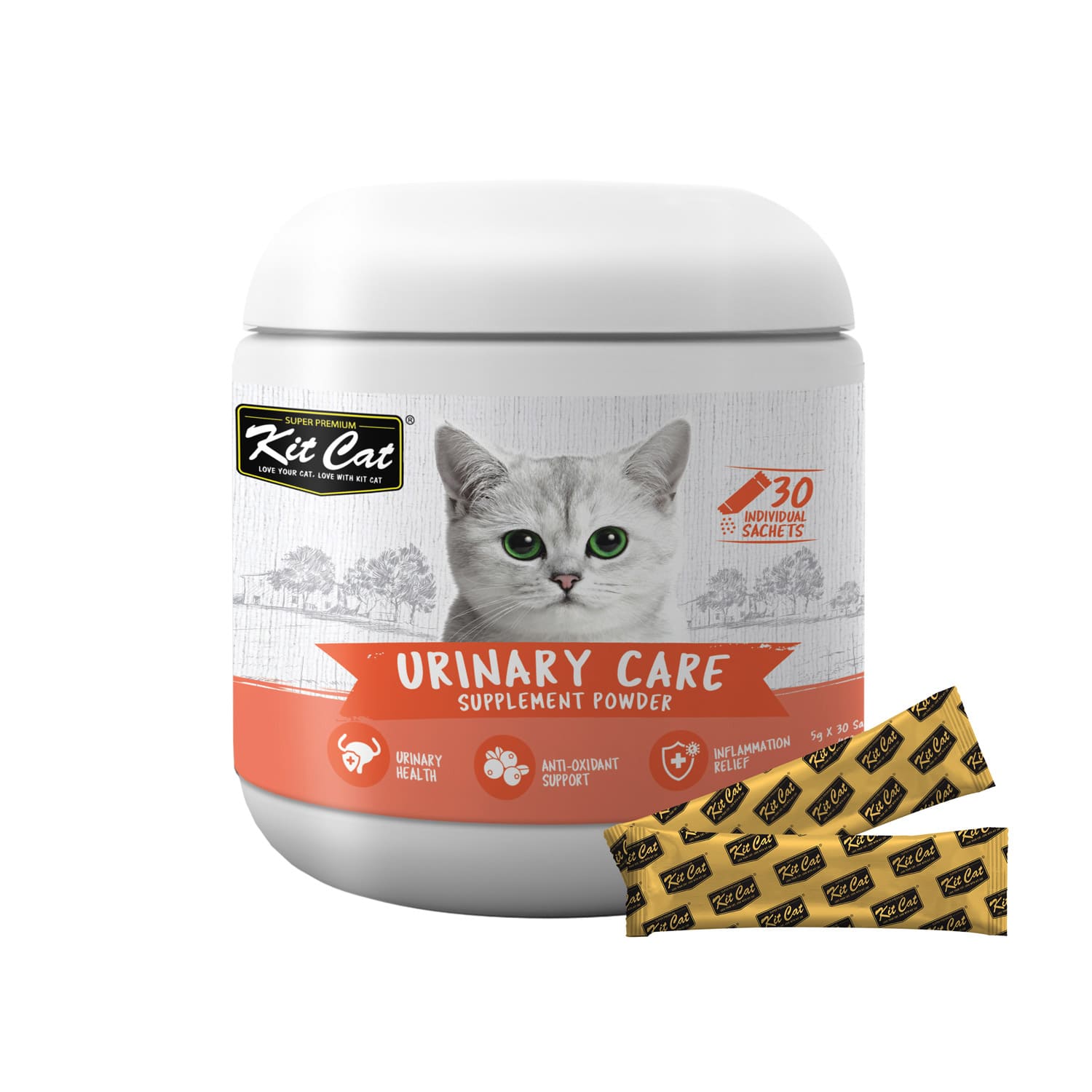 Kit Cat Urinary Care Supplement Powder 150g (5g x 30 Sachets)