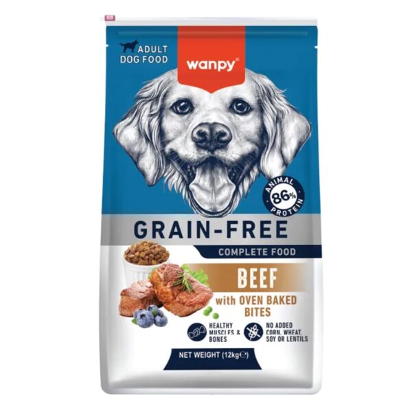 Wanpy Grain Free Complete Food for Adult Dog - Beef Recipe - Naturally ... - Reselfrain Free Dog Food