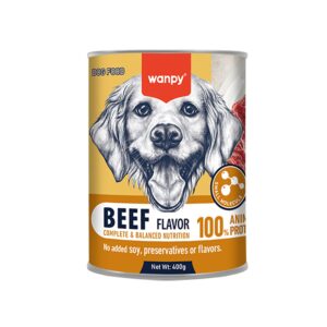 Wanpy Complete Paste Canned Food for Dogs (Beef)