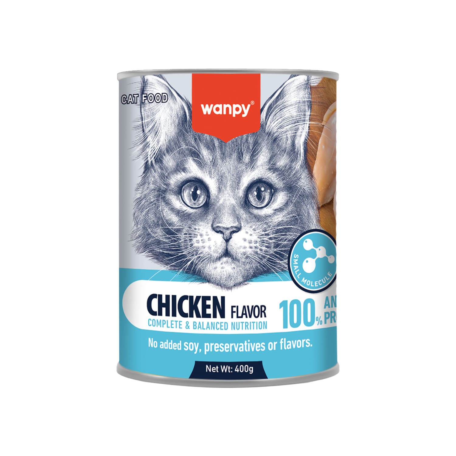Wanpy Complete Paste Canned Food for Cats (Chicken)