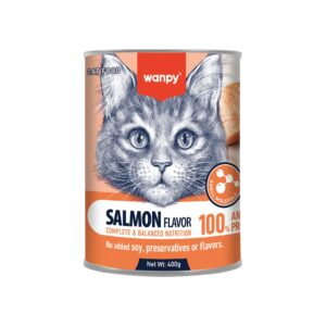Wanpy Complete Paste Canned Food for Cats (Salmon)