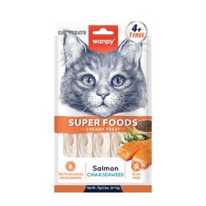 Superfoods Creamy Treat For Cat Salmon With Chia & Seaweed