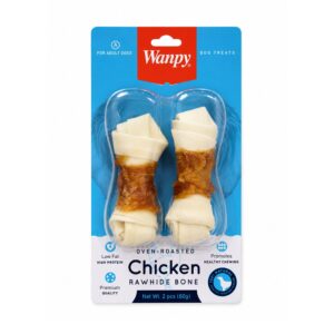 Wanpy Dog Blister Chicken Rawhide Wraps