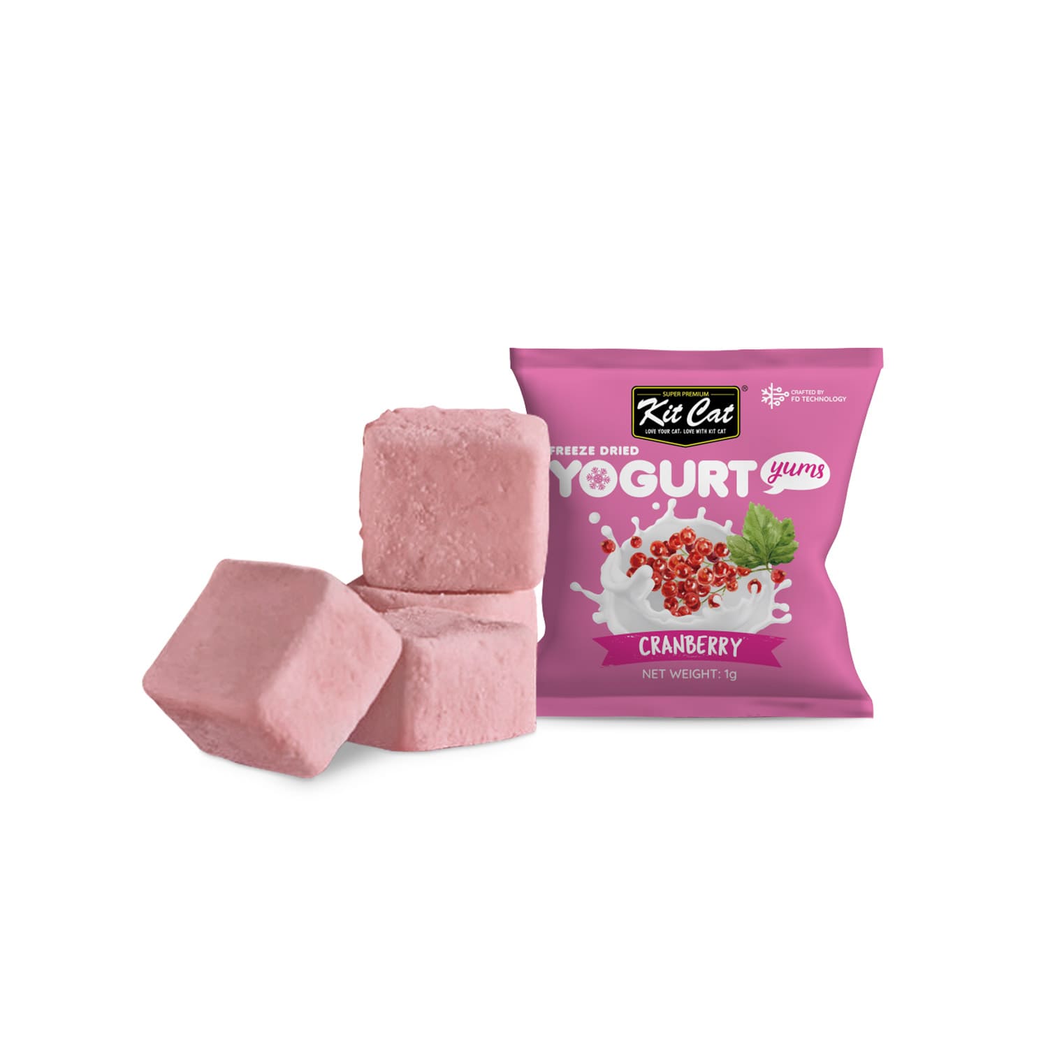 Kit Cat Freeze Dried Yogurt Yums - Cranberry - Image 4
