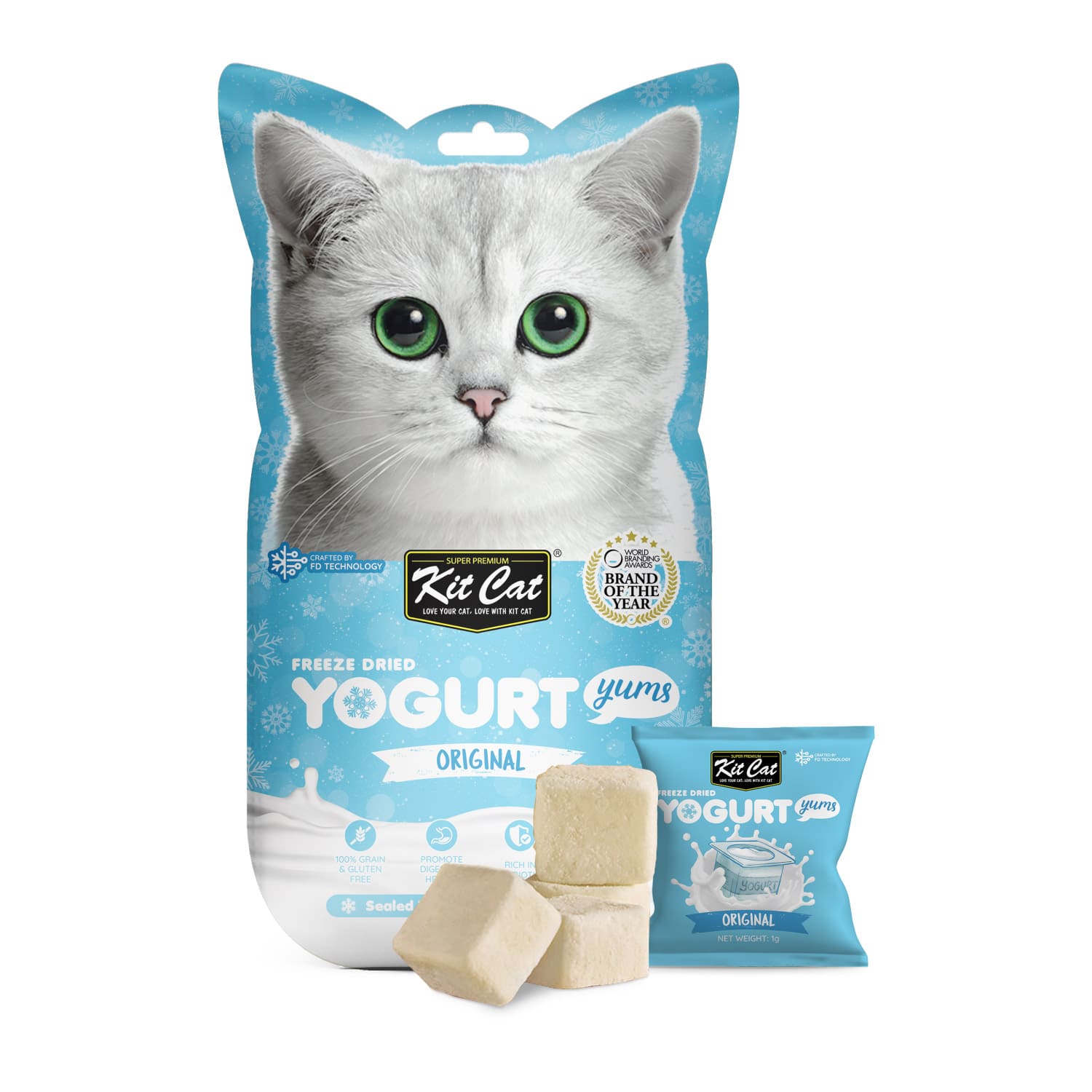Kit Cat Freeze Dried Yogurt Yums - Original - Image 2