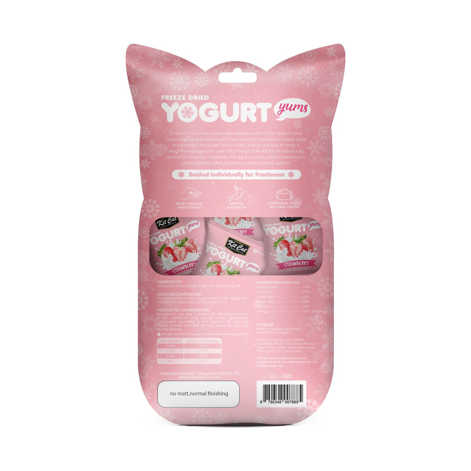 Kit Cat Freeze Dried Yogurt Yums - Strawberry - Image 3