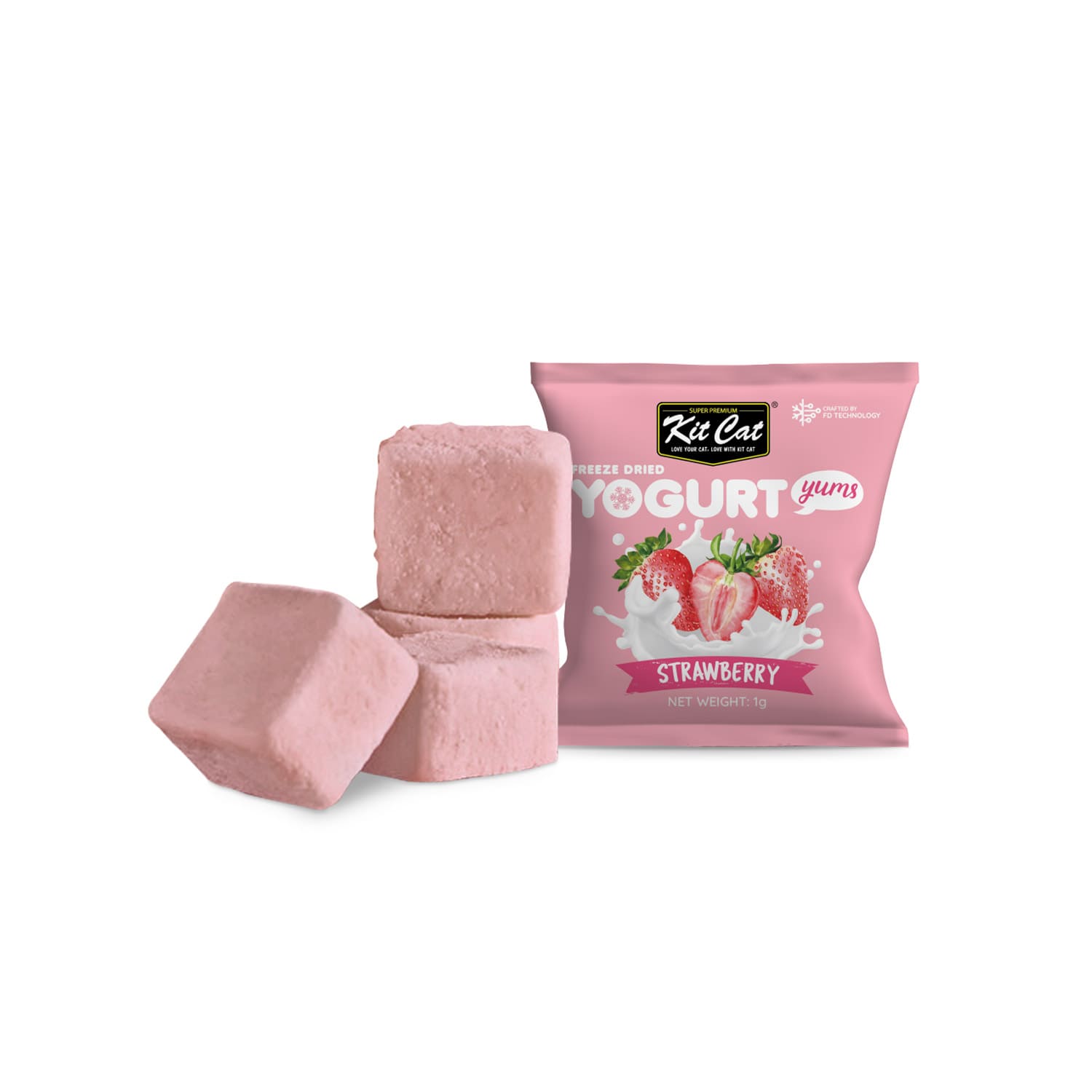 Kit Cat Freeze Dried Yogurt Yums - Strawberry - Image 4