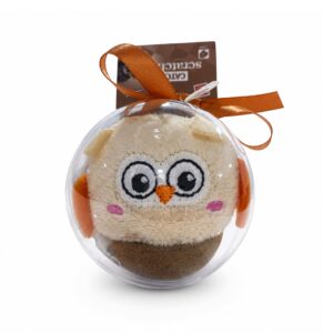 GiGwi Hemispherical Tumbler Toy with Catnip - Owl